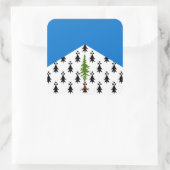 SCA Crosston Populace Abzeichen Quadratischer Aufkleber (Tasche)