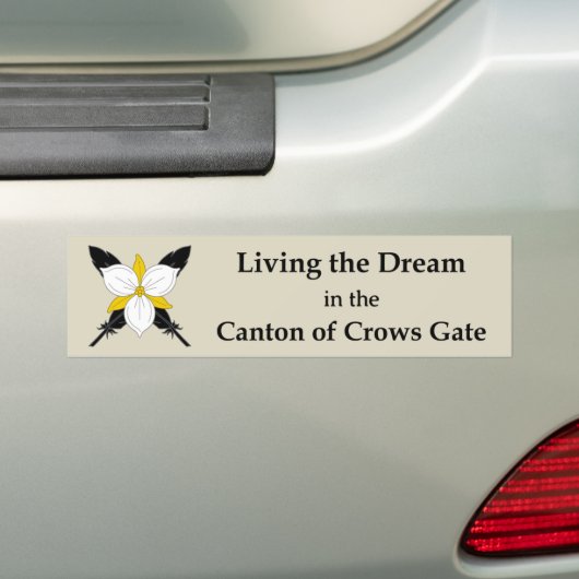 SCA Crows Gate Bumper Sticker Autoaufkleber (Auf Auto)