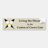 SCA Crows Gate Bumper Sticker Autoaufkleber (Vorne)