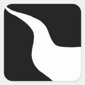 SCA Dark River Populace Abzeichen Quadratischer Aufkleber (Vorderseite)