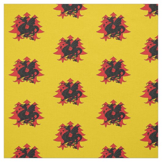 SCA Drachenwald Dragon Abzeichen Fabric Stoff (Muster)