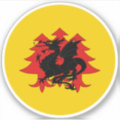 SCA Drachenwald Vinyl Sticker (Vorderseite)