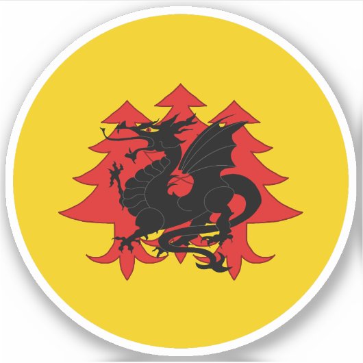 SCA Drachenwald Vinyl Sticker (Vorderseite)