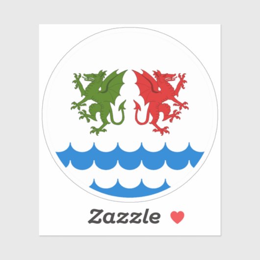 SCA Dragons Bay Vinyl Sticker (Blatt)