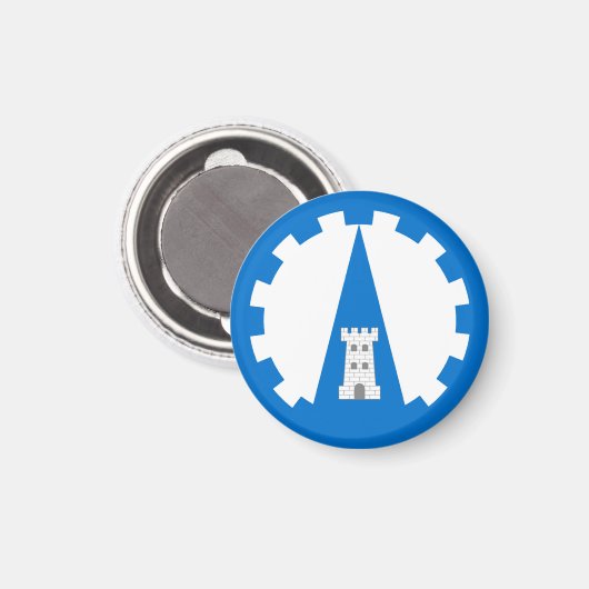 SCA Dreiburgen Magnet (Vorderseite/Rückseite)