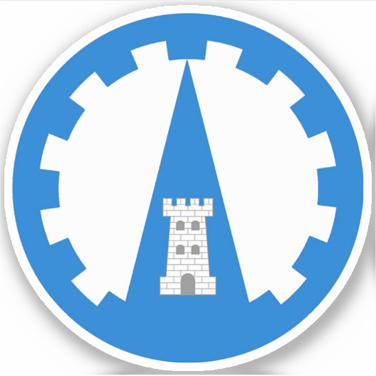 SCA Dreiburgen Vinyl Sticker (Vorderseite)