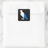 SCA Falcon's Behalt Populace Abzeichen Quadratischer Aufkleber (Tasche)