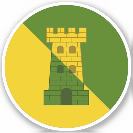 SCA Fettburg Vinyl Sticker (Vorderseite)