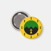 SCA-Granitgebirge Magnet (Vorderseite/Rückseite)