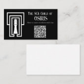 SCA Guild of Osiris Cards Visitenkarte (Vorne/Hinten)