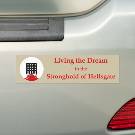 SCA Hellsgate Bumper Sticker Autoaufkleber (Auf Auto)