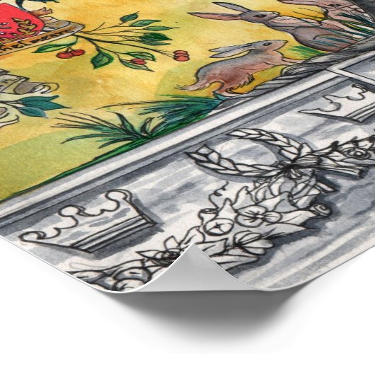 SCA Heraldic Family Tree Poster (Ecke)