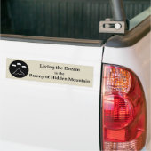 SCA Hidden Mountain Bumper Sticker Autoaufkleber (Auf Lkw)