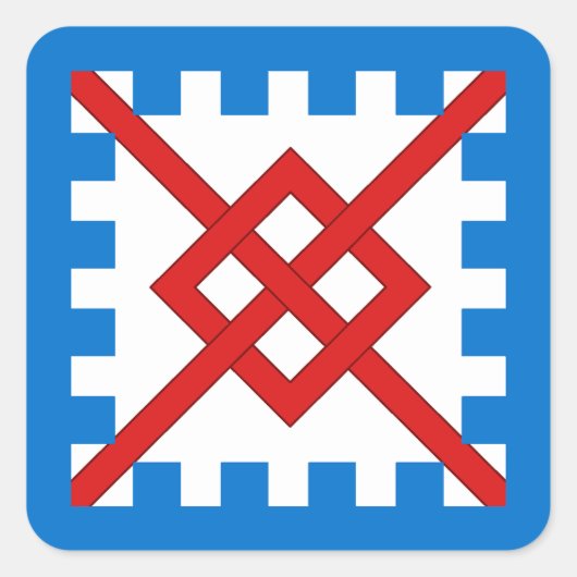 SCA Innilgard Populace Abzeichen Quadratischer Aufkleber (Vorderseite)