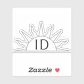 SCA Insulae Draconis Custom-Cut Vinyl Sticker (Blatt)