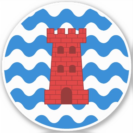 SCA Isles Vinyl Sticker (Vorderseite)