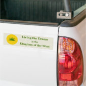 SCA Kingdom of the West Bumper Sticker Autoaufkleber (Auf Lkw)