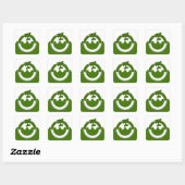 SCA Loch Soilleir Populace Badge Square Sticker (Blatt)