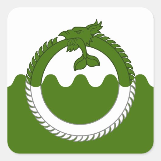 SCA Loch Soilleir Populace Badge Square Sticker (Vorderseite)