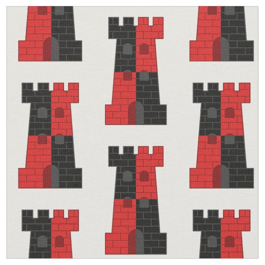 SCA Lonely Tower Populace Abzeichen Fabric Stoff (Nahaufnahme)