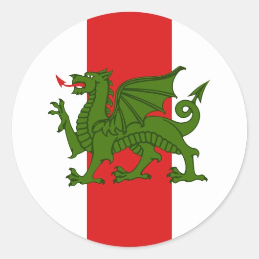 SCA Midrealm Populace Abzeichen Classic Round Stic Runder Aufkleber (Vorderseite)