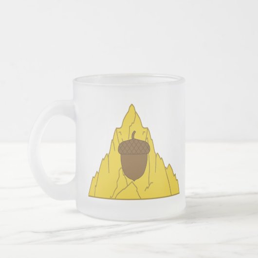 SCA Mountain Edge Mattiert Glass Coffee Tasse (Links)