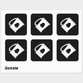 SCA Mugmort Populace Abzeichen Square Sticker (Blatt)