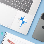 SCA Oertha Custom-Cut Vinyl Sticker (Laptop mit iPhone)