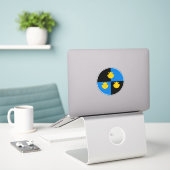 SCA Pilgrims Fount Vinyl Sticker (Laptop auf Schreibtisch)