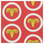 SCA Ramshaven Populace Abzeichen Fabric Stoff (Nahaufnahme)