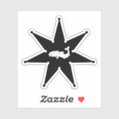 SCA Rauchrocken Vinyl Sticker (Blatt)