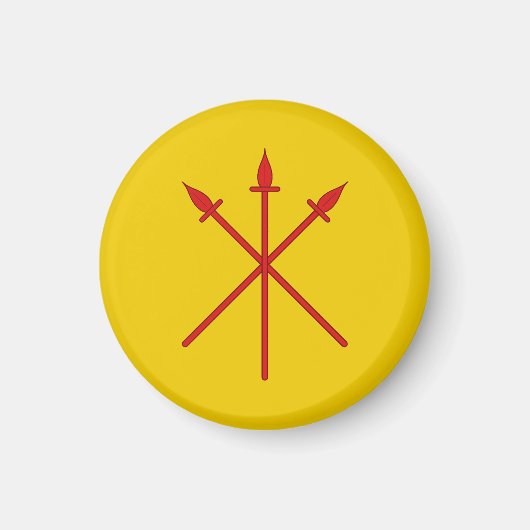 SCA Red Spears Magnet (Vorne)