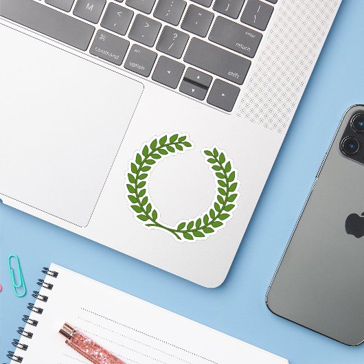 SCA-Reihenfolge des Laurel Custom-Cut Vinyl Sticke Aufkleber (Laptop mit iPhone)