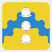 SCA Rio de las Animas Populace Abzeichen Quadratischer Aufkleber (Vorderseite)