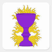 SCA Saint Bunstable Populace Abzeichen Quadratischer Aufkleber (Vorderseite)