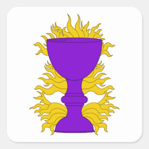SCA Saint Bunstable Populace Abzeichen Quadratischer Aufkleber