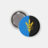SCA Saint Sin's Bog Magnet (Vorderseite/Rückseite)