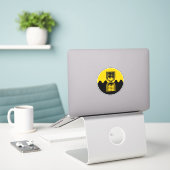 SCA Schattentor Vinyl Aufkleber (Laptop auf Schreibtisch)