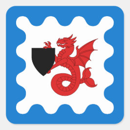 SCA Seashire Populace Abzeichen Square Sticker