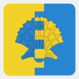 SCA Seawinds Populace Abzeichen Quadratischer Aufkleber