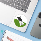 SCA Settmour Sumpf Vinyl Sticker (Laptop mit iPhone)