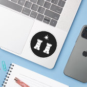 SCA Stargate Vinyl Sticker (Laptop mit iPhone)