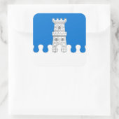SCA trostlose Fogs Populace Abzeichen Quadratischer Aufkleber (Tasche)