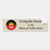 SCA Vallis Aeris Bumper Sticker Autoaufkleber (Vorne)