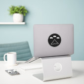 SCA Verborgener Berg Vinyl Sticker (Laptop auf Schreibtisch)
