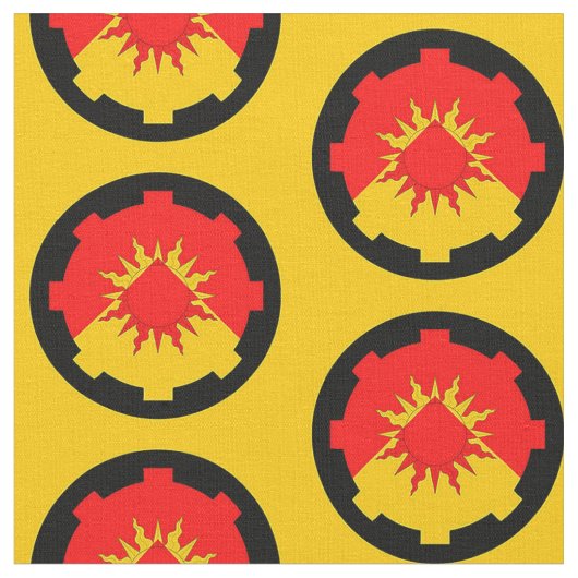 SCA Vulcanfeldt Populace Abzeichen Fabric Stoff (Nahaufnahme)