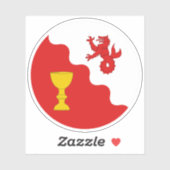 SCA Wachsende Gewässer Vinyl Sticker (Blatt)