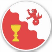 SCA Wachsende Gewässer Vinyl Sticker (Vorderseite)