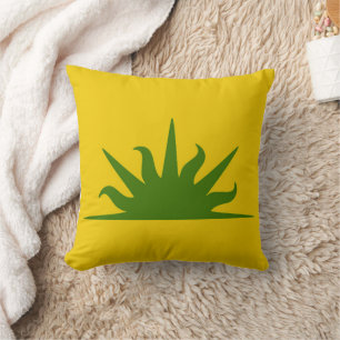 SCA West Kingdom populäre Abzeichen Throw Pillow Kissen