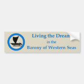 SCA Western Seas Bumper Sticker Autoaufkleber (Vorne)
